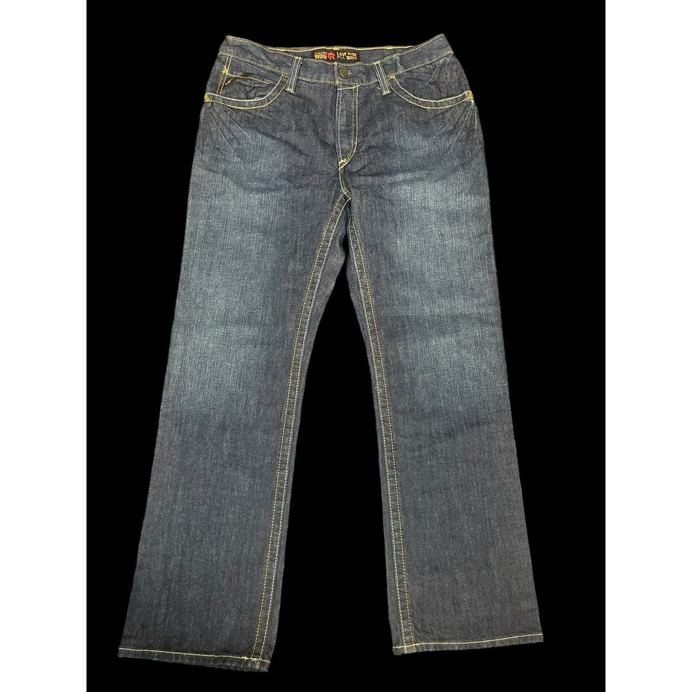 Ariat M4 Low Rise Bootcut HRC2 Denim Jeans Mens 34x32 FR Work Pants Western NWT